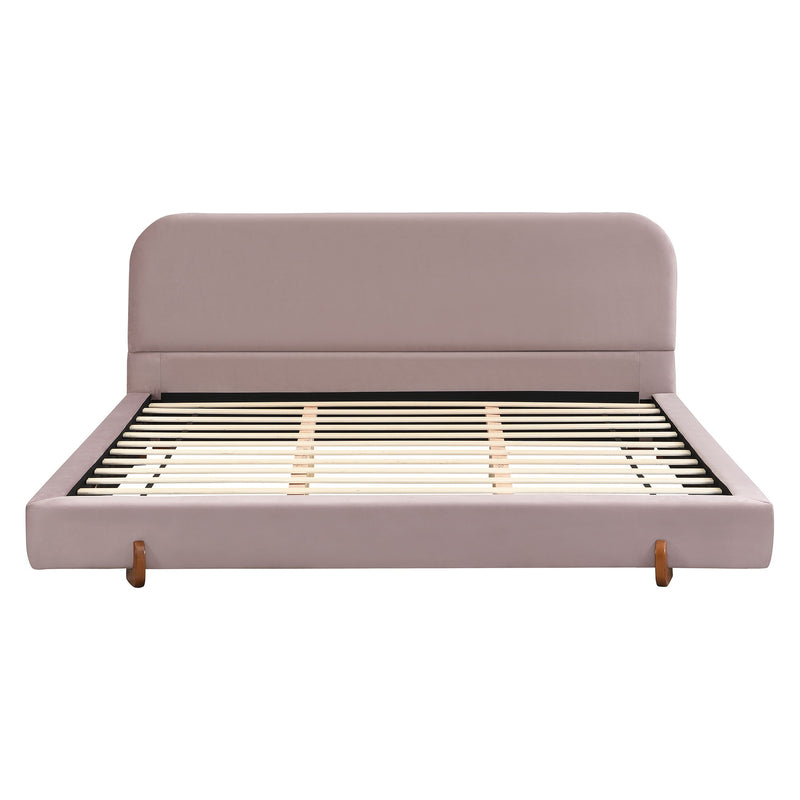 Elegant Upholstered Bed Frame - R&R Furniture Gallery (Fountain Valley, CA)