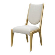 Scotts Square - Dining Side Chair (Set of 2) - Light Champagne - R&R Furniture Gallery (Fountain Valley, CA)