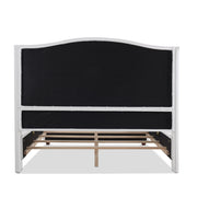 Marcella - Upholstered Shelter Headboard Bed Set - R&R Furniture Gallery (Fountain Valley, CA)