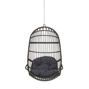 Rustic Hanging Basket Chair With Cushion - R&R Furniture Gallery (Fountain Valley, CA)