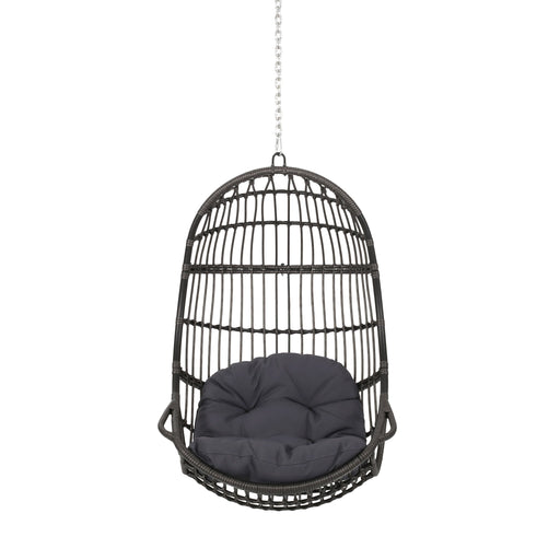 Rustic Hanging Basket Chair With Cushion - R&R Furniture Gallery (Fountain Valley, CA)