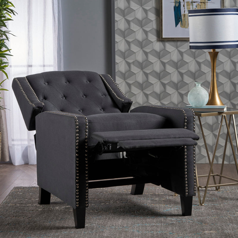 Classic Fabric Push Back Chair - R&R Furniture Gallery (Fountain Valley, CA)