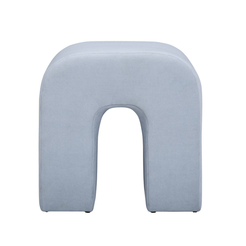 Desi - Velvet Ottoman - R&R Furniture Gallery (Fountain Valley, CA)
