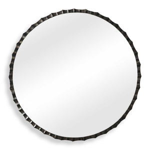Grander - Round Mirror - Black / Gray
