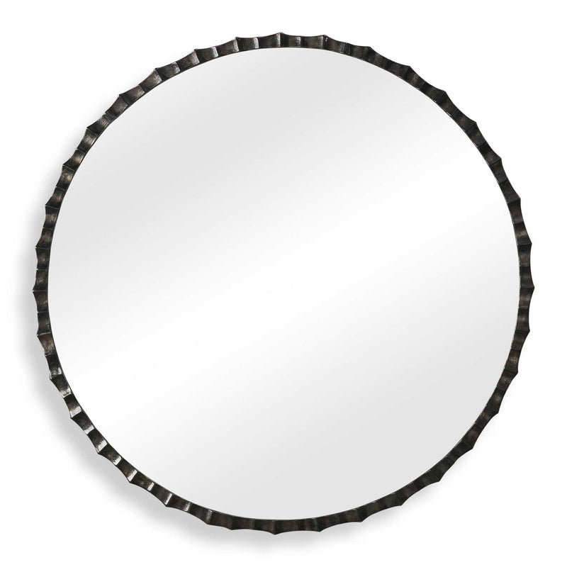 Grander - Round Mirror - Black / Gray