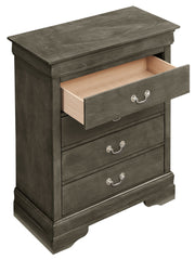 Elegant traditional style storage chest by Glory Furniture, featuring a classic accent chest with detailed woodwork and a polished finish.