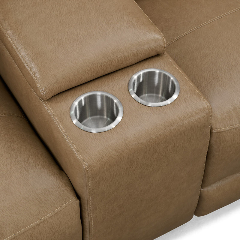 Momentum - Modular Power Reclining Sectional With Power Adjustable Headrests - R&R Furniture Gallery (Fountain Valley, CA)