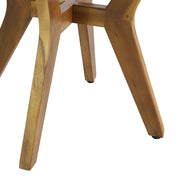 Noble House Yukon contemporary side table with lightweight concrete top and acacia wood frame in gray finish.