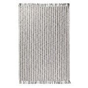 Throws - TC Linna Throw - Natural / Black - R&R Furniture Gallery (Fountain Valley, CA)