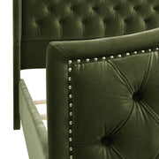 Marcella - Upholstered Shelter Headboard Bed Set - R&R Furniture Gallery (Fountain Valley, CA)