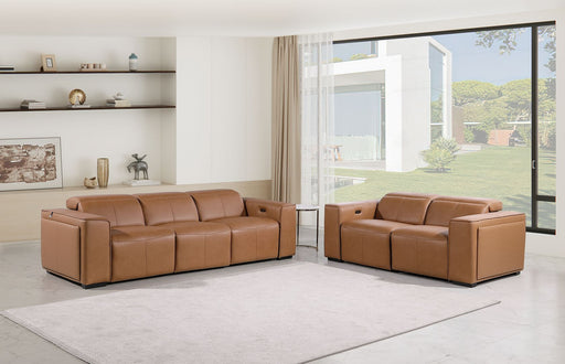 1224 - 5-Piece Modular Power Reclining Sofa And Loveseat Set In With 4 Power Recliners & Power Headrests - R&R Furniture Gallery (Fountain Valley, CA)