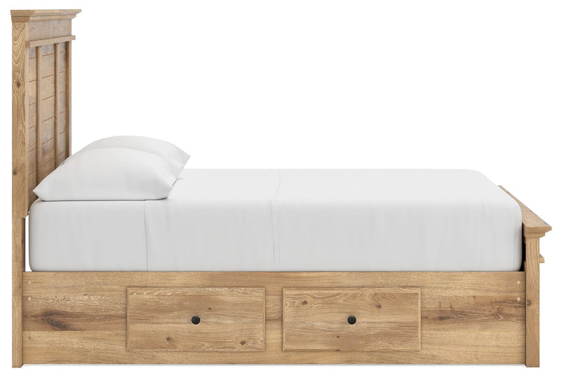 Makidern - Panel Storage Bed With Under Bed Storage Unit And Storage Footboard - R&R Furniture Gallery (Fountain Valley, CA)