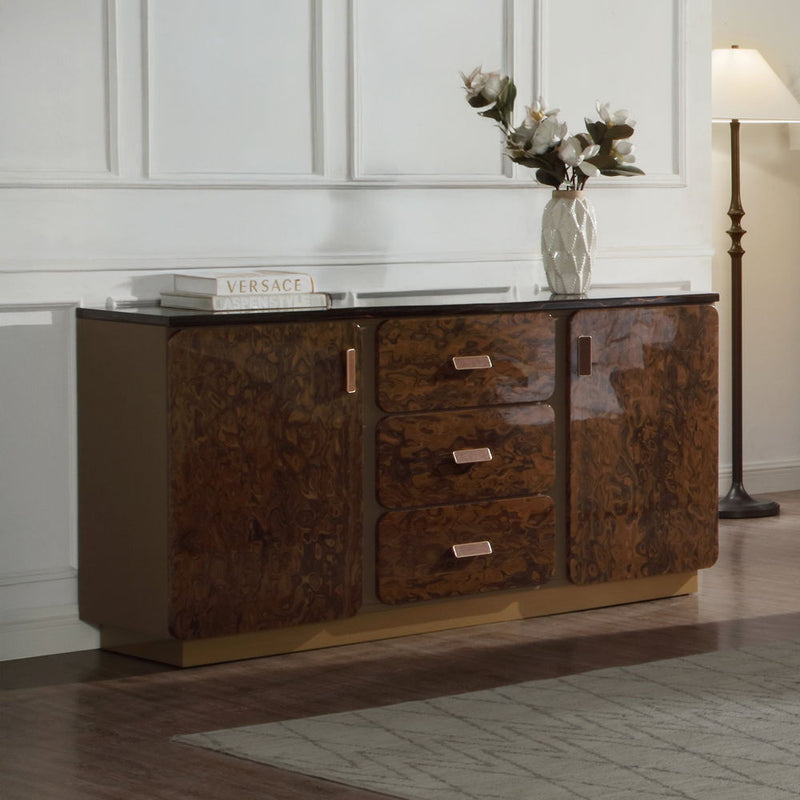 Marcelino - Dresser - Cherry Oak - R&R Furniture Gallery (Fountain Valley, CA)