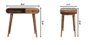 Writing Desk, Curved - Chestnut - R&R Furniture Gallery (Fountain Valley, CA)