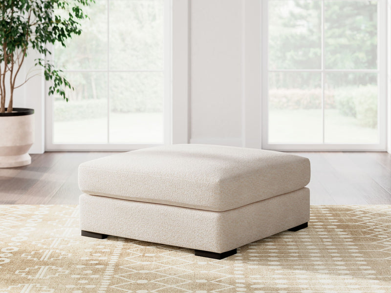 Donelson Creek - Oversized Accent Ottoman - Vanilla - R&R Furniture Gallery (Fountain Valley, CA)