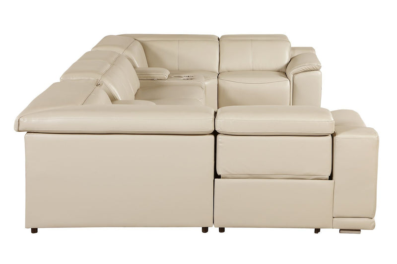 9762 - 8-Piece U Shaped Sectional Sofa With 4 Power Recliner