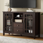 Connaught - Tall TV Stand - Brown - R&R Furniture Gallery (Fountain Valley, CA)