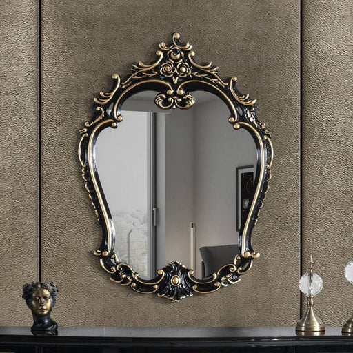 Betria - Mirror - Gold & Black - R&R Furniture Gallery (Fountain Valley, CA)