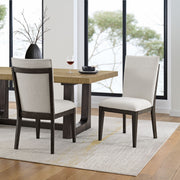 Soft Upholstered Dining Chairs (Set of 2) - Brown - R&R Furniture Gallery (Fountain Valley, CA)