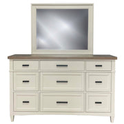 Americana Modern Bedroom - 9 Drawer Dresser - Cotton - R&R Furniture Gallery (Fountain Valley, CA)
