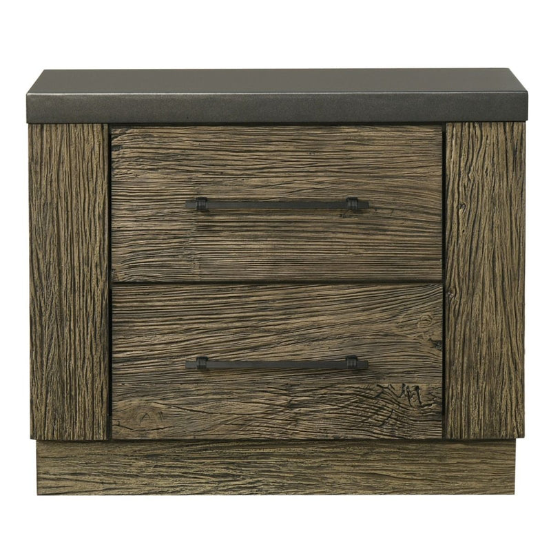 Lance - Nightstand - Tree Bark - R&R Furniture Gallery (Fountain Valley, CA)