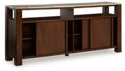 Tobinville - Accent Cabinet - Dark Brown - R&R Furniture Gallery (Fountain Valley, CA)