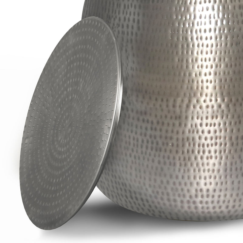 Griffen - Handcrafted Metal Storage Accent Table - R&R Furniture Gallery (Fountain Valley, CA)
