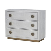 Anpu - Console Cabinet - Silver Faux Crocodile Skin - R&R Furniture Gallery (Fountain Valley, CA)