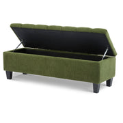 Ottoman Bench & Storage - Green - R&R Furniture Gallery (Fountain Valley, CA)