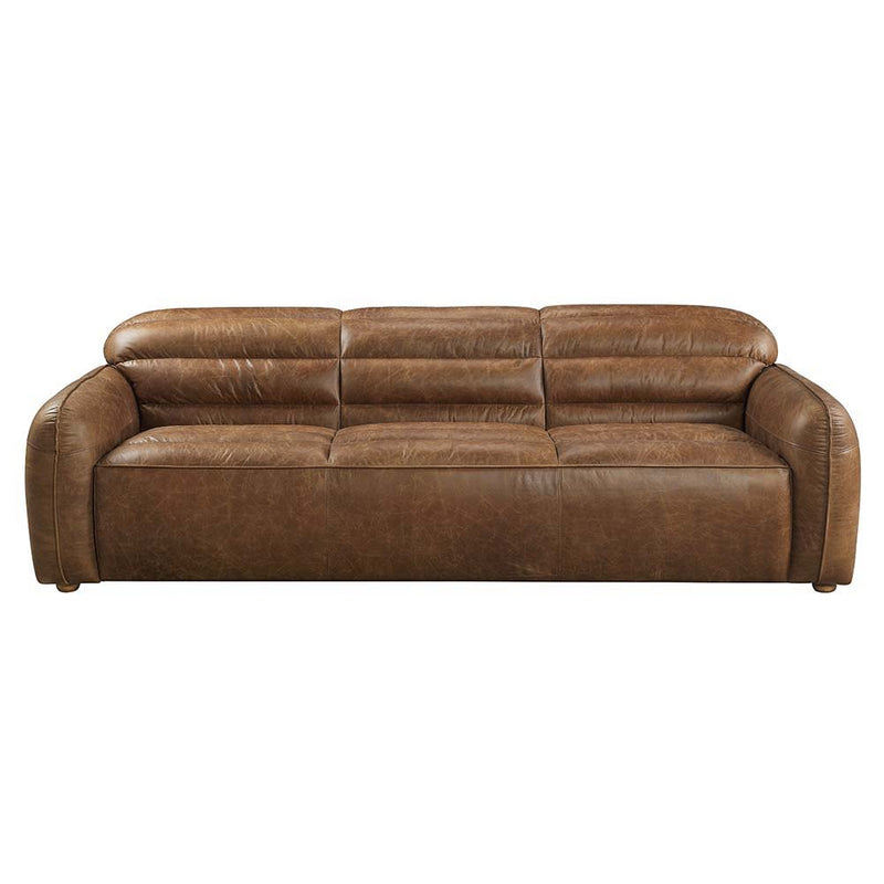 Rafer - Sofa - Cocoa Top Grain Leather - R&R Furniture Gallery (Fountain Valley, CA)