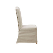 Dining Chair With Skirts (Set of 2) - Beige - R&R Furniture Gallery (Fountain Valley, CA)