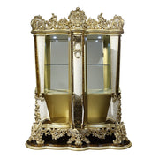 Desiderius - Curio - Antique Gold & Hand-Painted Brown - R&R Furniture Gallery (Fountain Valley, CA)