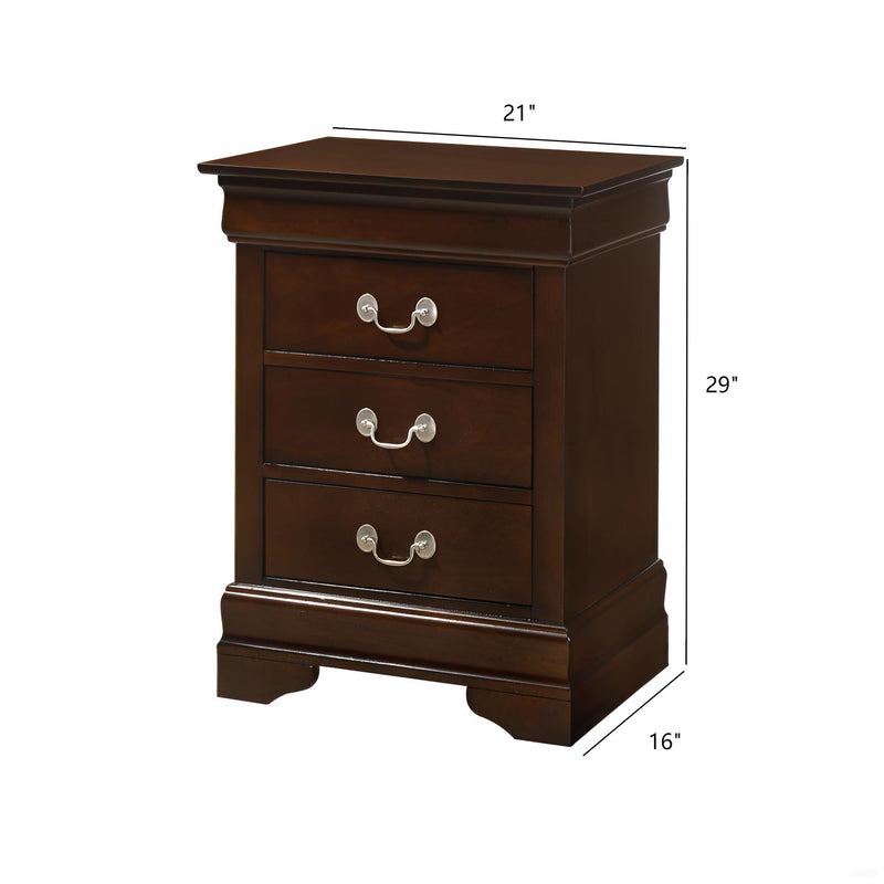 Louis Phillipe - Nightstand - Wood - R&R Furniture Gallery (Fountain Valley, CA)