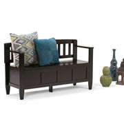 Brooklyn - Handcrafted Entryway Storage Bench - R&R Furniture Gallery (Fountain Valley, CA)