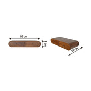 London - Floating Console - Chestnut - R&R Furniture Gallery (Fountain Valley, CA)