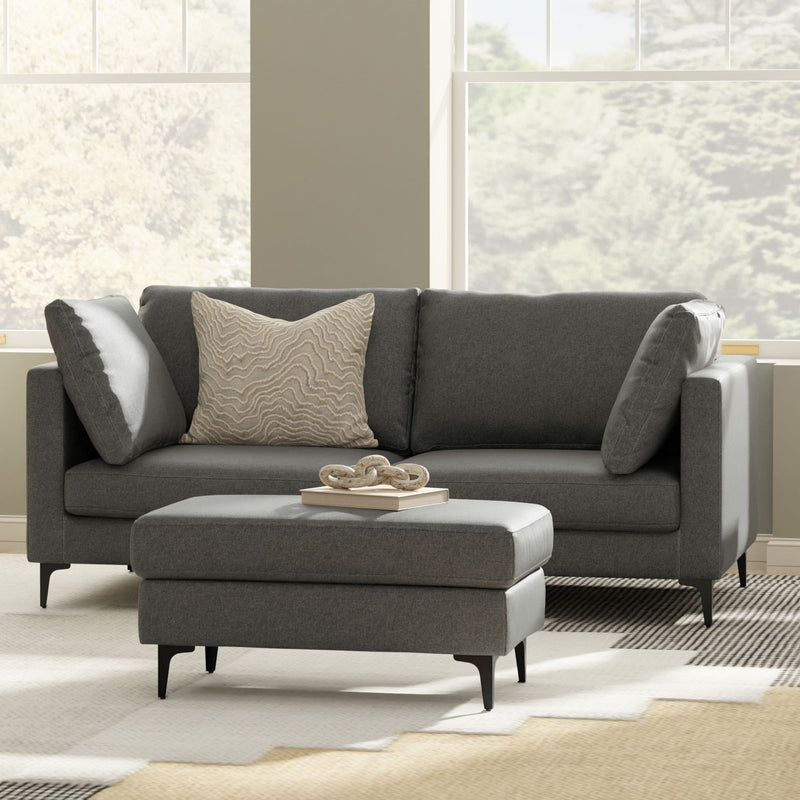 Ava - Mid Century Sofa With Ottoman Set - R&R Furniture Gallery (Fountain Valley, CA)