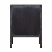 Nightstand, 3 Drawer - Black - R&R Furniture Gallery (Fountain Valley, CA)