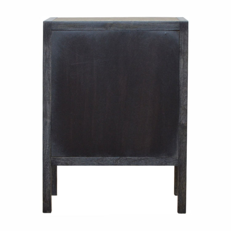 Nightstand, 3 Drawer - Black - R&R Furniture Gallery (Fountain Valley, CA)