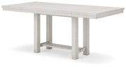 Robbinsdale - Rectangular Counter Height Dining Extension Table Set - R&R Furniture Gallery (Fountain Valley, CA)