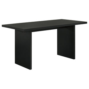 Decker 70-inch Rectangular Wood Counter Height Dining Table Black