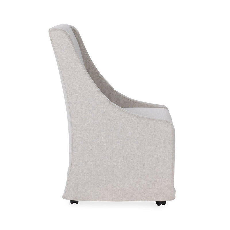Warwick - Upholstered Rolling Dining Chair - R&R Furniture Gallery (Fountain Valley, CA)
