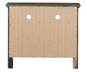 Glory Furniture Hammond media chest with storage, featuring a wooden finish and multiple compartments for media organization.