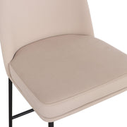 Set of two TOV Furniture Sydney counter stools with wooden legs and upholstered seats, perfect for kitchen or bar areas.