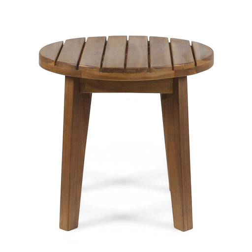 Outdoor Acacia Wood Side Table With Weather Resistance - R&R Furniture Gallery (Fountain Valley, CA)