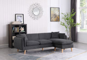 Brayden - Fabric Sectional Sofa Chaise - R&R Furniture Gallery (Fountain Valley, CA)
