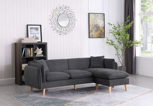 Brayden - Fabric Sectional Sofa Chaise - R&R Furniture Gallery (Fountain Valley, CA)