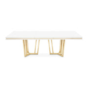 Palm Gate - Rectangular Dining Table - Cloud White - R&R Furniture Gallery (Fountain Valley, CA)