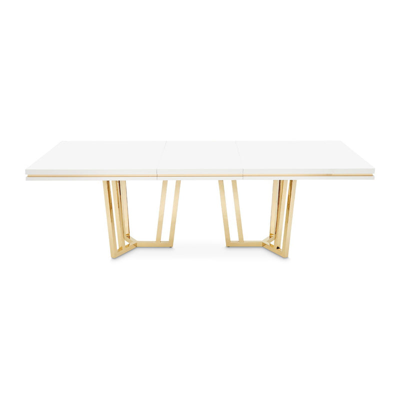 Palm Gate - Rectangular Dining Table - Cloud White - R&R Furniture Gallery (Fountain Valley, CA)