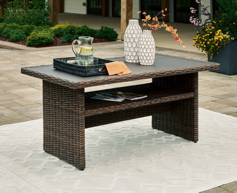 Brook Ranch - Rect Multi-use Table - Brown - R&R Furniture Gallery (Fountain Valley, CA)