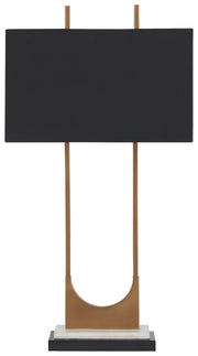Malana - Metal Table Lamp  - Brass Finish - R&R Furniture Gallery (Fountain Valley, CA)